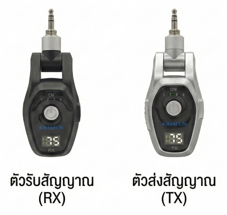 2.4 GHz ไวร์เลส Kimafun KM-G80