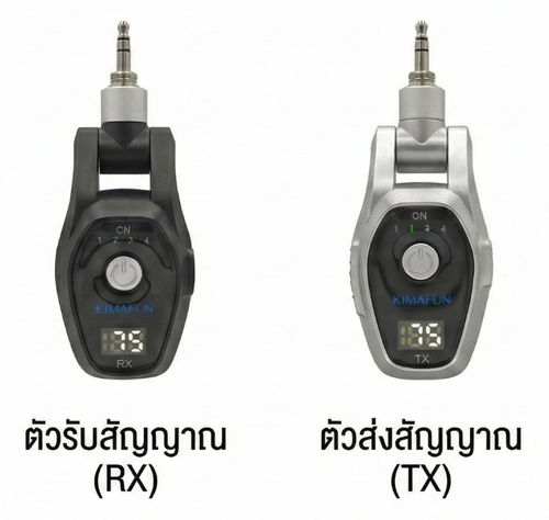 2.4 GHz ไวร์เลส Kimafun KM-G80