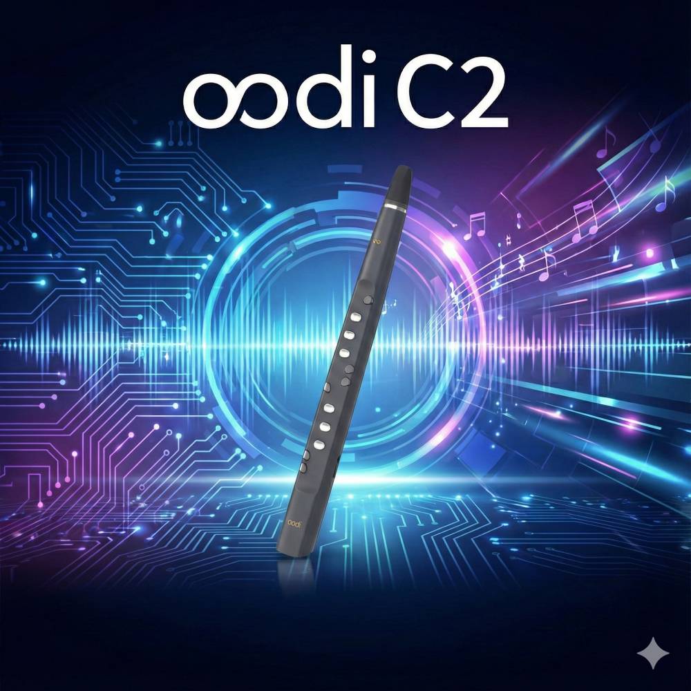 Oodi C2 เครื่องเป่าไฟฟ้าที่ผสมผสานขลุ่ยไฟฟ้าและแซกไฟฟ้า ผ่อน 0% 10 เดือน รับประกัน 1 ปี ส่งฟรี