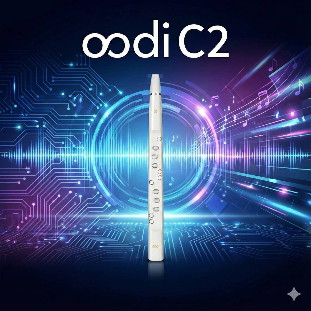 Oodi C2 เครื่องเป่าไฟฟ้าที่ผสมผสานขลุ่ยไฟฟ้าและแซกไฟฟ้า ผ่อน 0% 10 เดือน รับประกัน 1 ปี ส่งฟรี